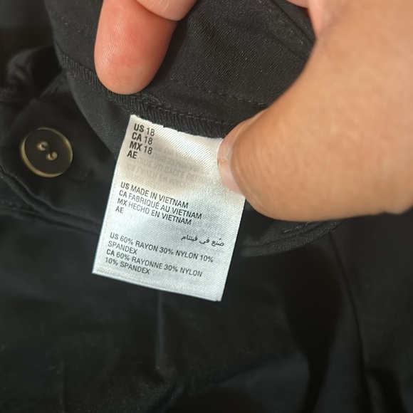 NWT Alfani slim leg tummy control pants in size 18 - Picture 8 of 8